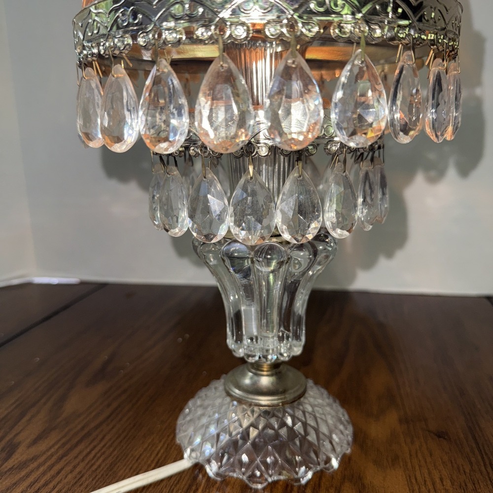 Vig Michelotti Pink Boudoir Parlor Princess Lamp Made Holland Hollywood Regency - Picture 3 of 10